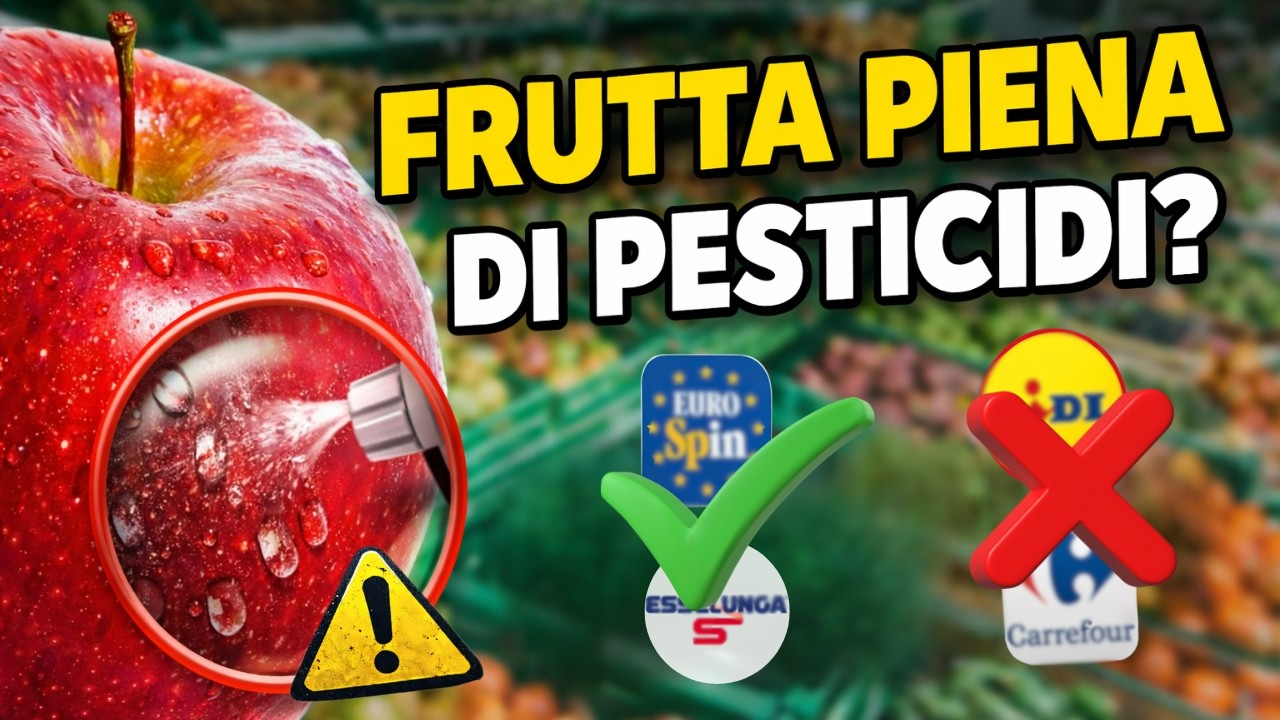 I 5 Supermercati con la Frutta Peggiore 🍎 (Test sui Pesticidi)