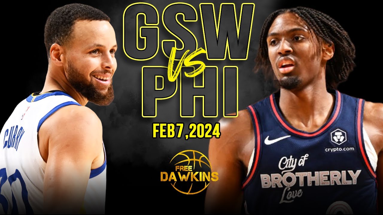 Golden State Warriors vs Philadelphia 76ers Full Game Highlights | February 7, 2024 | FreeDawkins