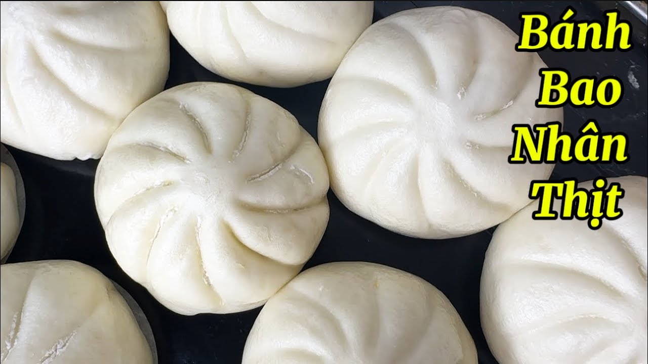 Cách Làm Banh Bao Trắng Xốp Nhân Thịt Mềm Thóm đơn giản - Làm Cánh Này Bánh Không Lo Hở Miệng