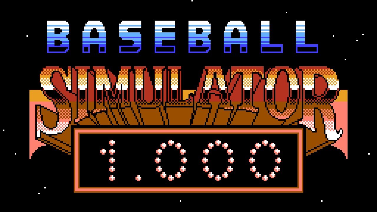 Baseball Simulator 1,000 (Culture Brain, 1990) - NES Gameplay