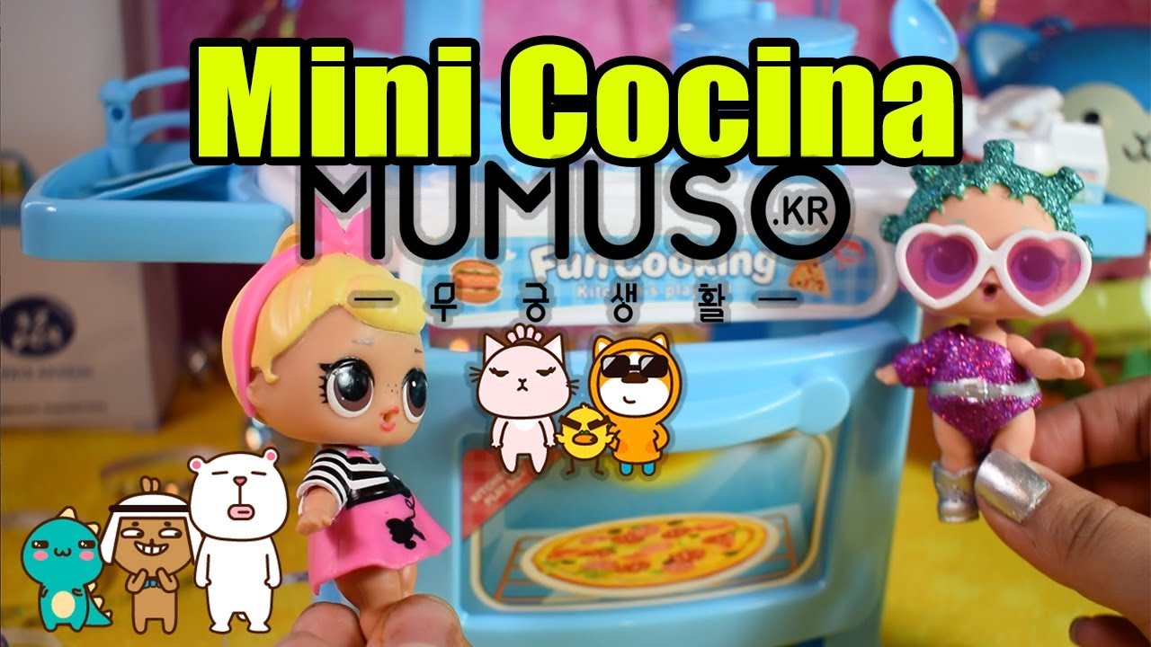 Hermanas LOL Reciben su cocina de mu&ntilde;ecas de Mumuso - review de Juguetes