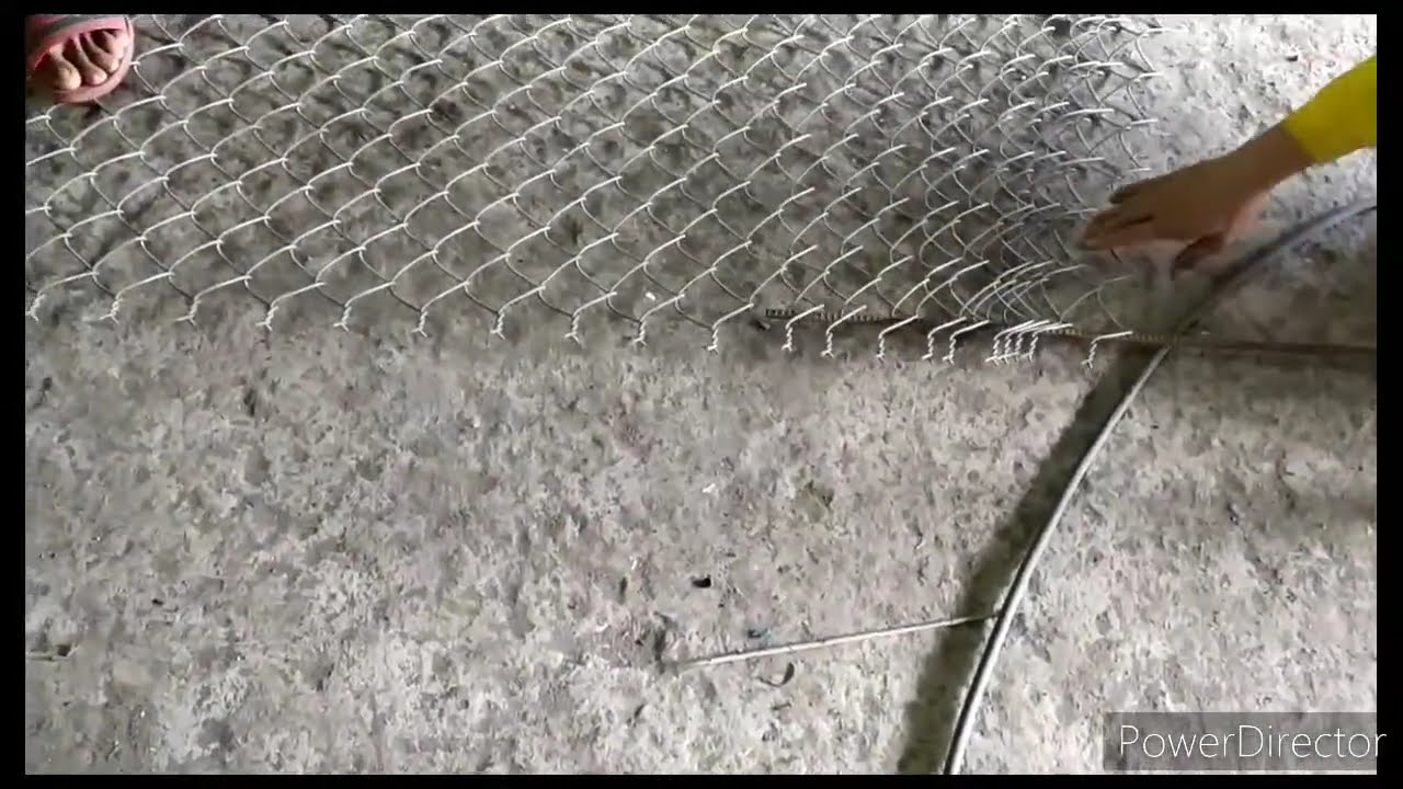 Paggawa ng Steel Fence using Cyclone Wire Paano?