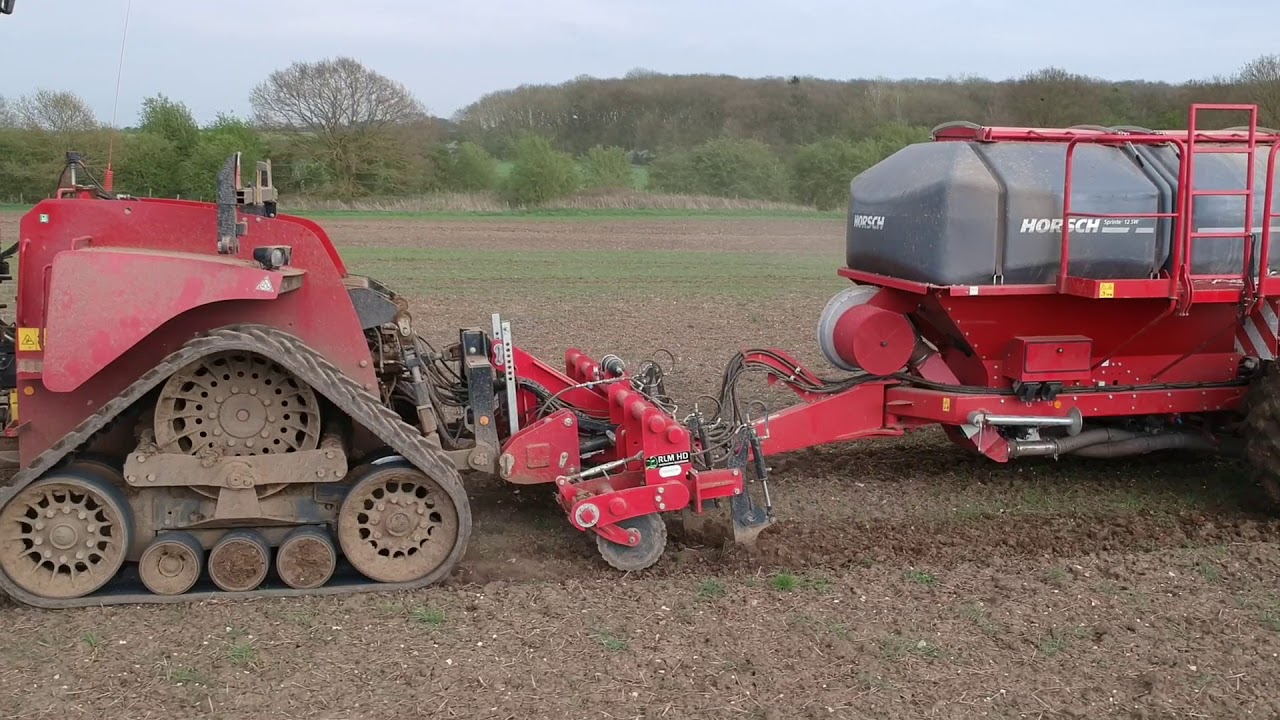 spring drilling 2018 quad600 + HORSCH