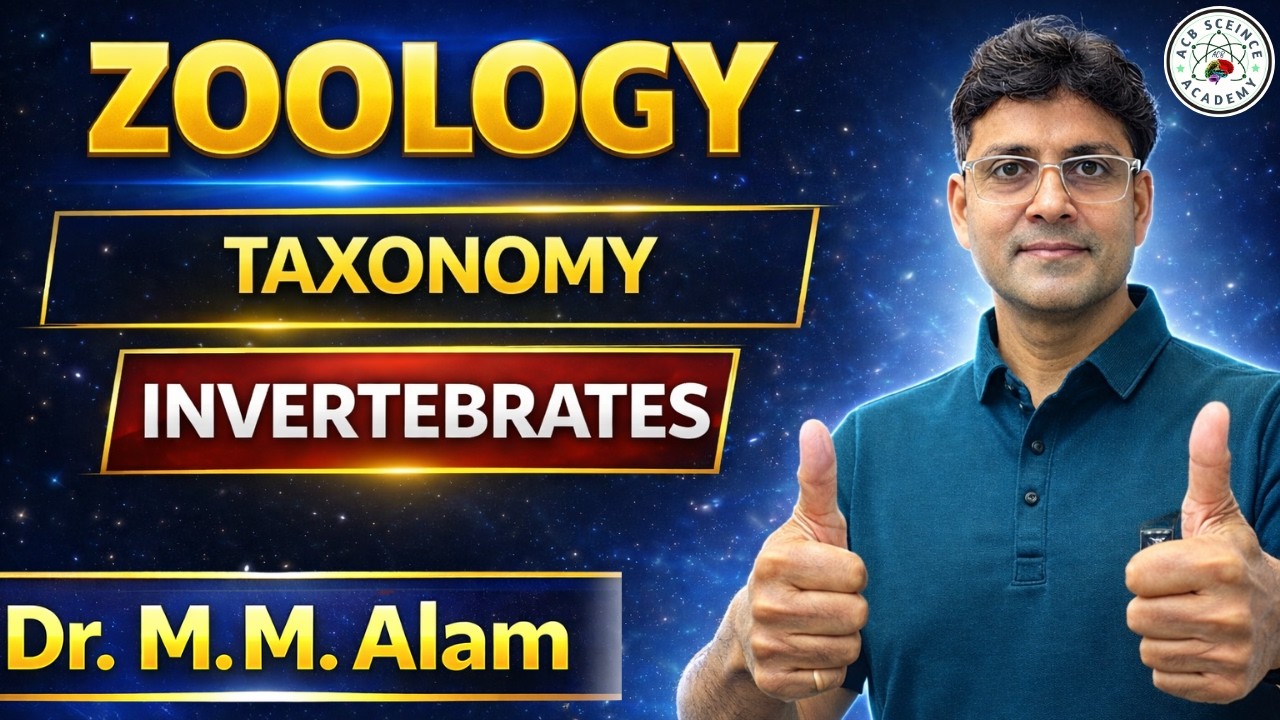 Zoology: Taxonomy & Invertebrates Explained | Full Biology Lecture