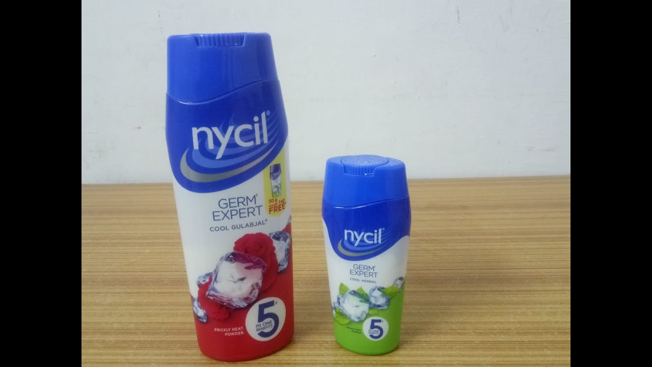 nycil powder (cool gulabjal) hindi review prickly heat powder