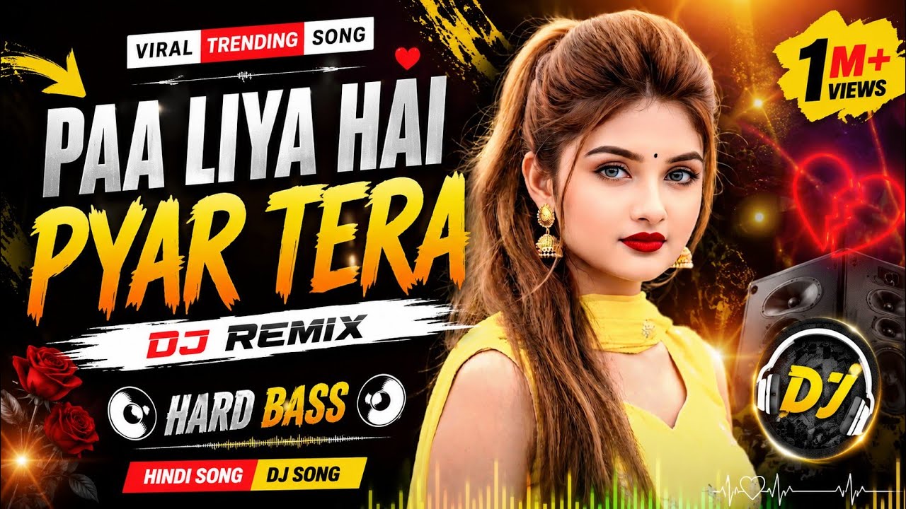 Paa Liya Hai Pyar Tera Song 🥀❣️| Dj Remix | Hard Bass 🔥| #hindisong Dj Song | #viral Trending Song 🔥