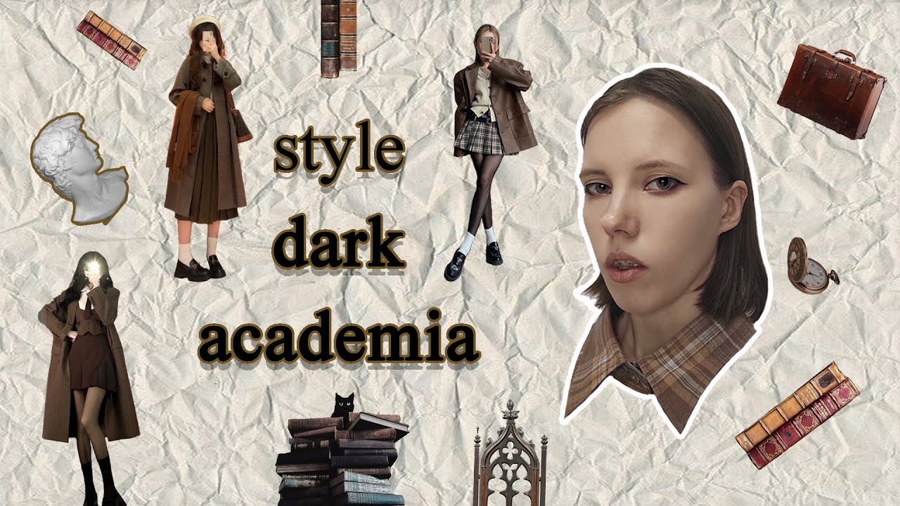 style DARK ACADEMIA /Темная академия🖤Все о нем. Разбор образов