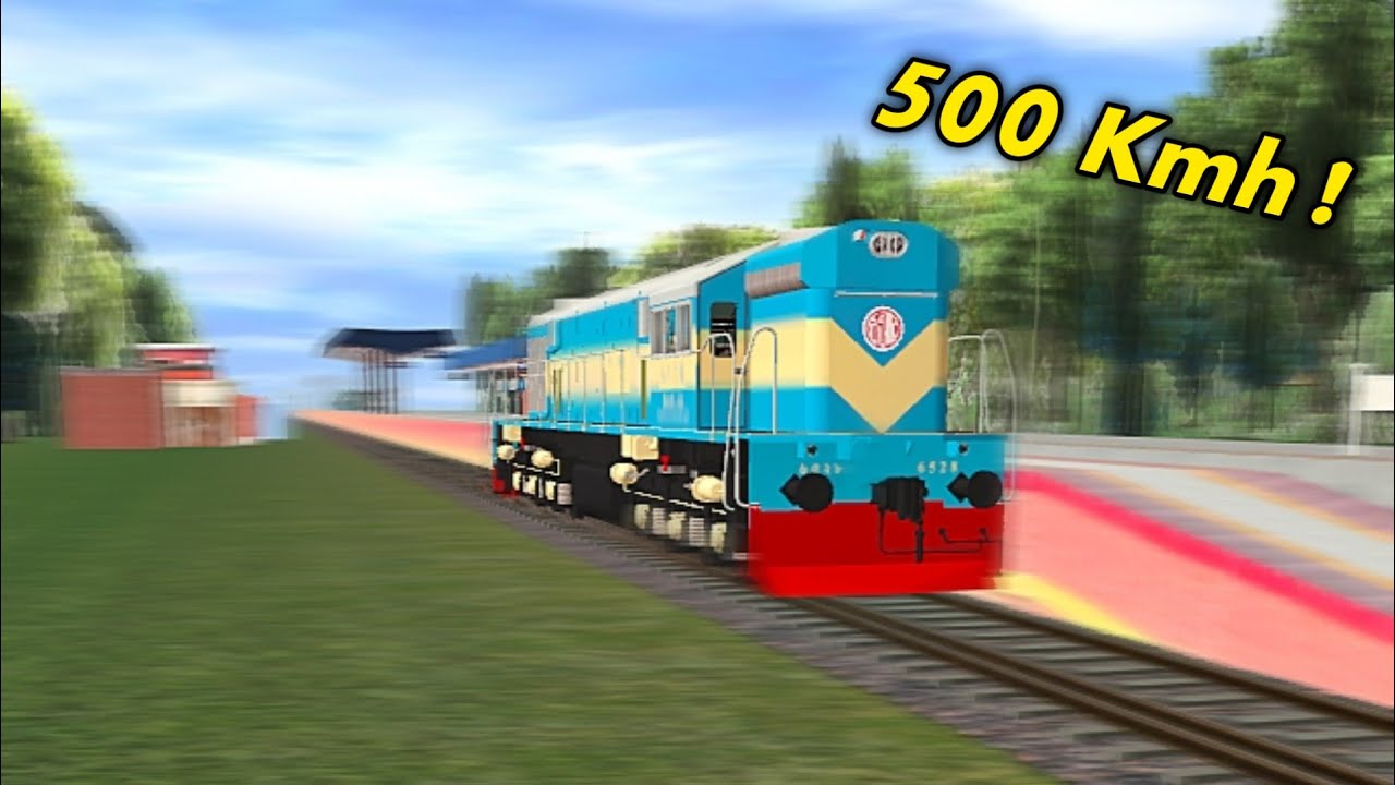 Fastest Bangladeshi Train in The World ( 500 KMh) 🤯 