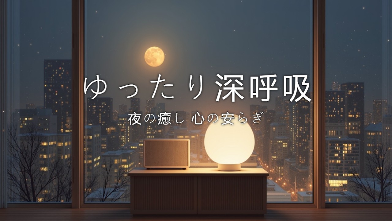 Ночная расслабляющая BGM | Полнолуние и тихая ночь – Уютный Lo-Fi гитарный для глубокого сна 🌕
