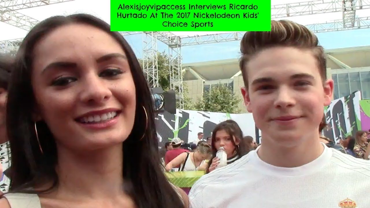 School Of Rock's Ricardo Hurtado Interview With Alexisjoyvipaccess - Nickelodeon Kids Choice Sports