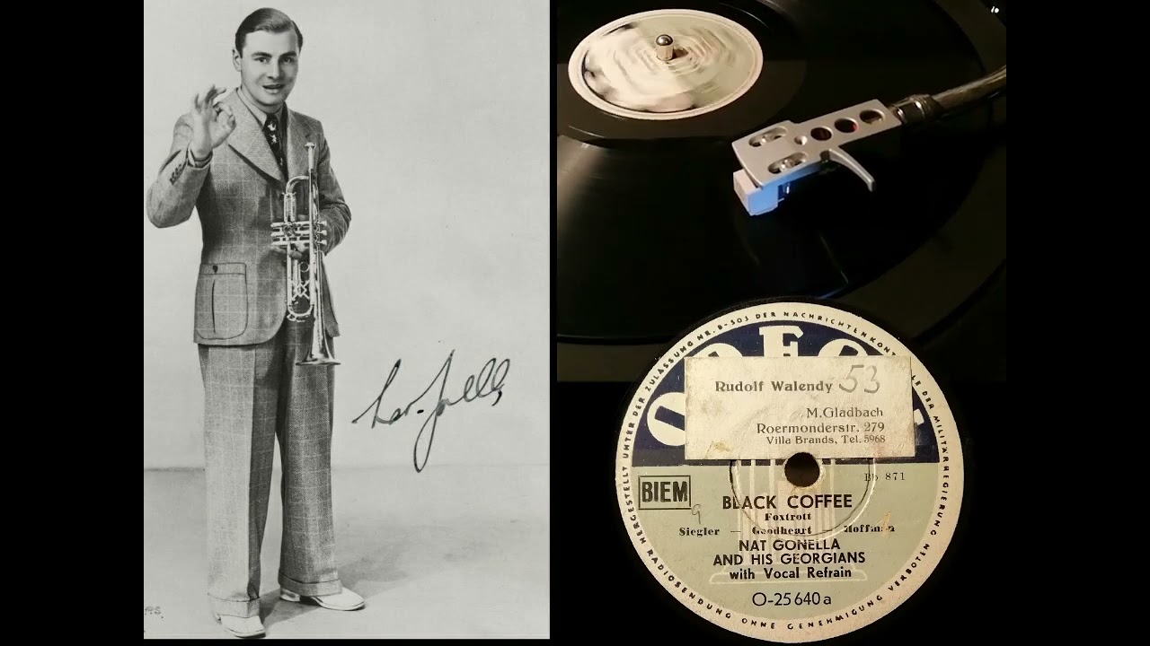 Black Coffee - Nat Gonella & his Georgians (Odeon BP 871, O 25640 a) voc, Nat Gonella
