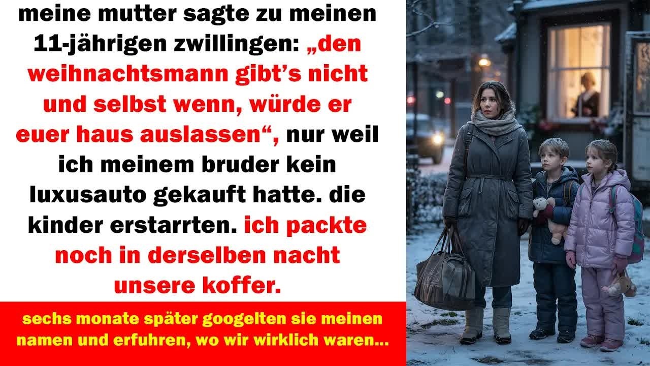 meine mutter verspottete meine kinder an weihnachten sechs monate später suchten sie meinen namen
