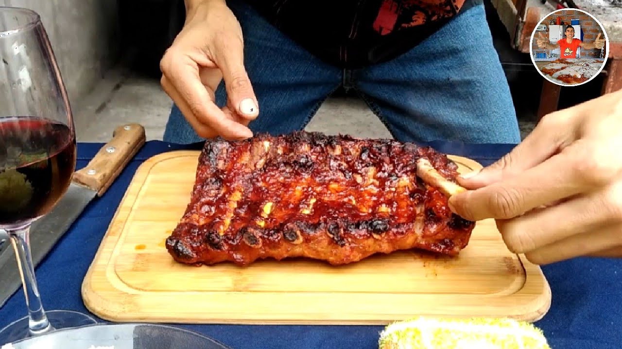 COSTILLAS DE CERDO A LA BARBACOA