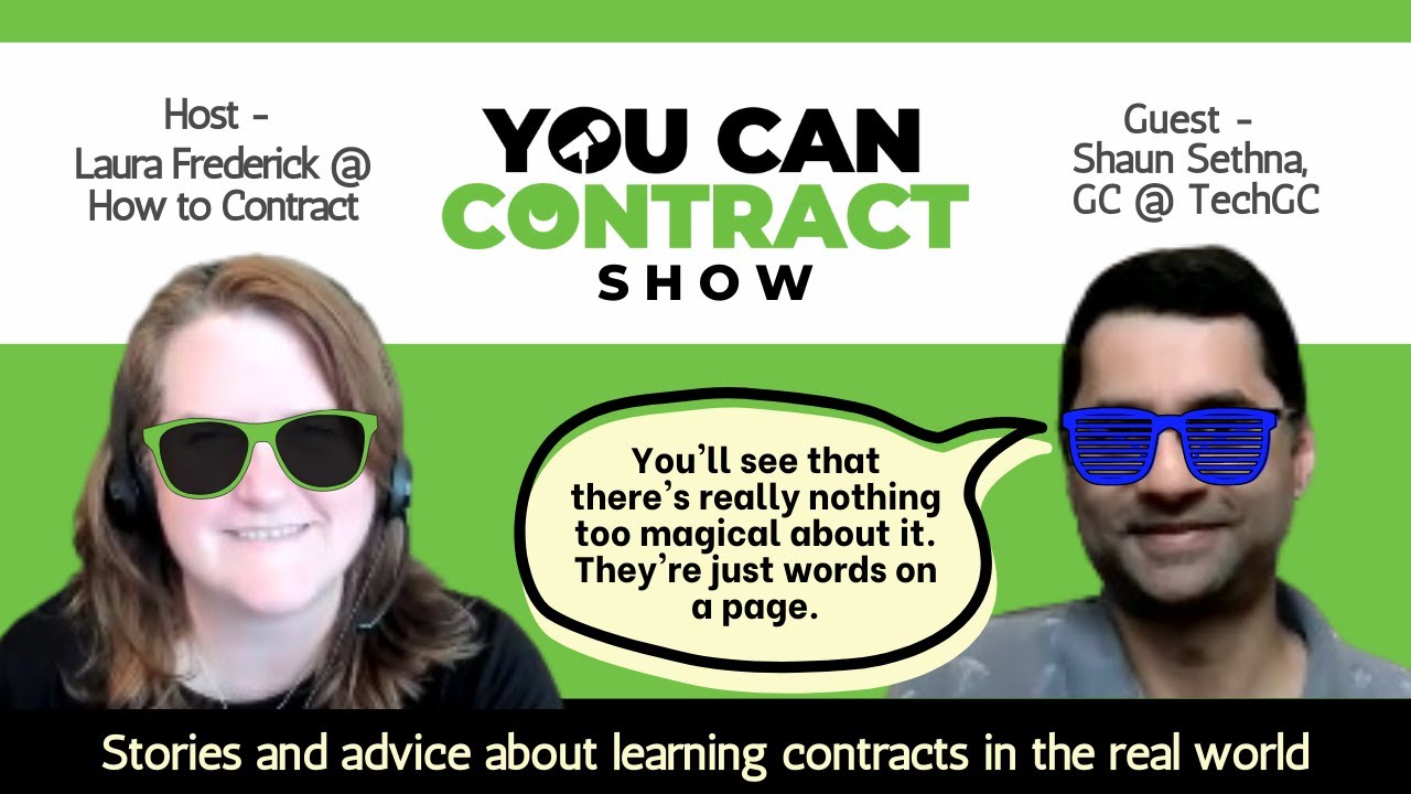Contract Advice: The Evolution of a Contracts Lawyer: Shaun Sethna's Path of Discovery