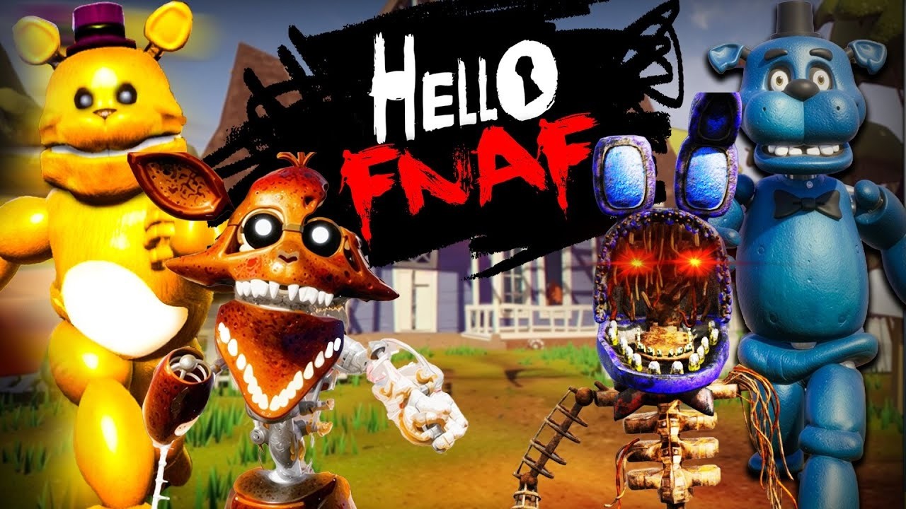 Hello Neighbor But Animatronics change every 15 seconds @Sdalt52 #helloneighbor