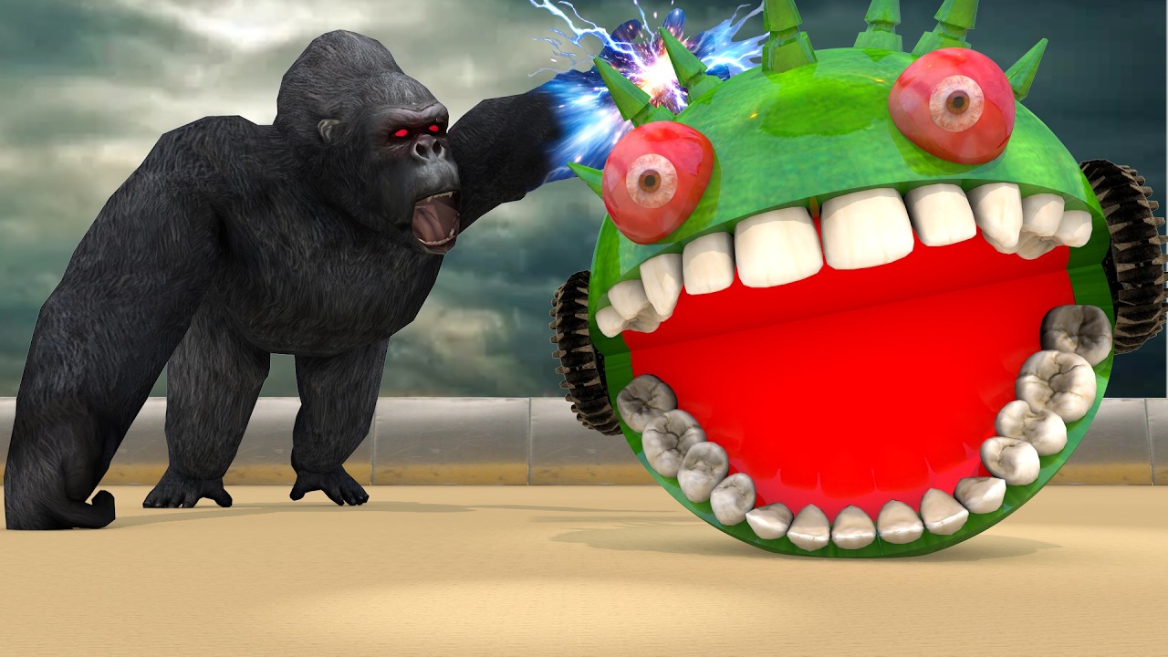 MS PACMAN & NEW RED PACMAN VS TWO YELLOW MONSTER PACMAN FIGHTING IN POKEMON