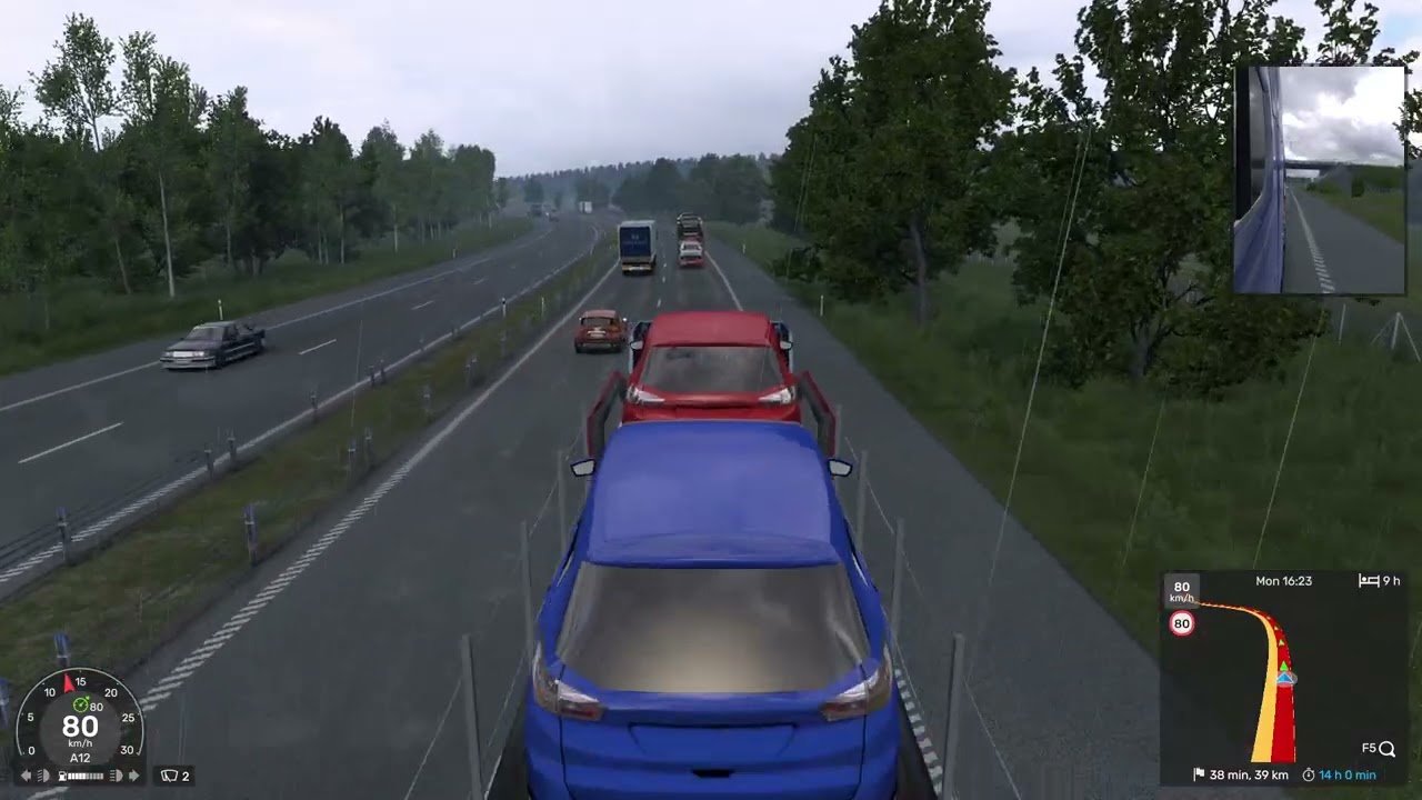 Euro Truck Simulator 2 gameplay Thrustmaster T150