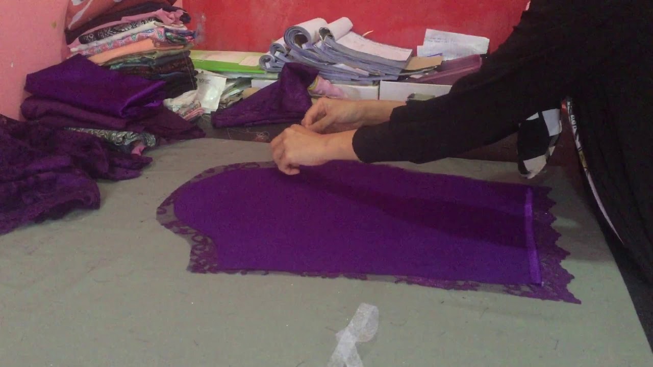 Cara Mudah Melekatkan Laining Pada Lace