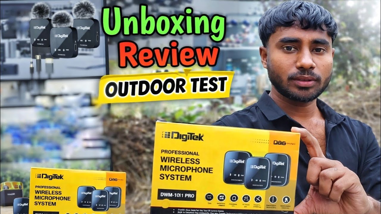 Digitek Wireless Mic Unboxing & Review 🤔 | Outdoor Test MR Ravi Vlogs 06 