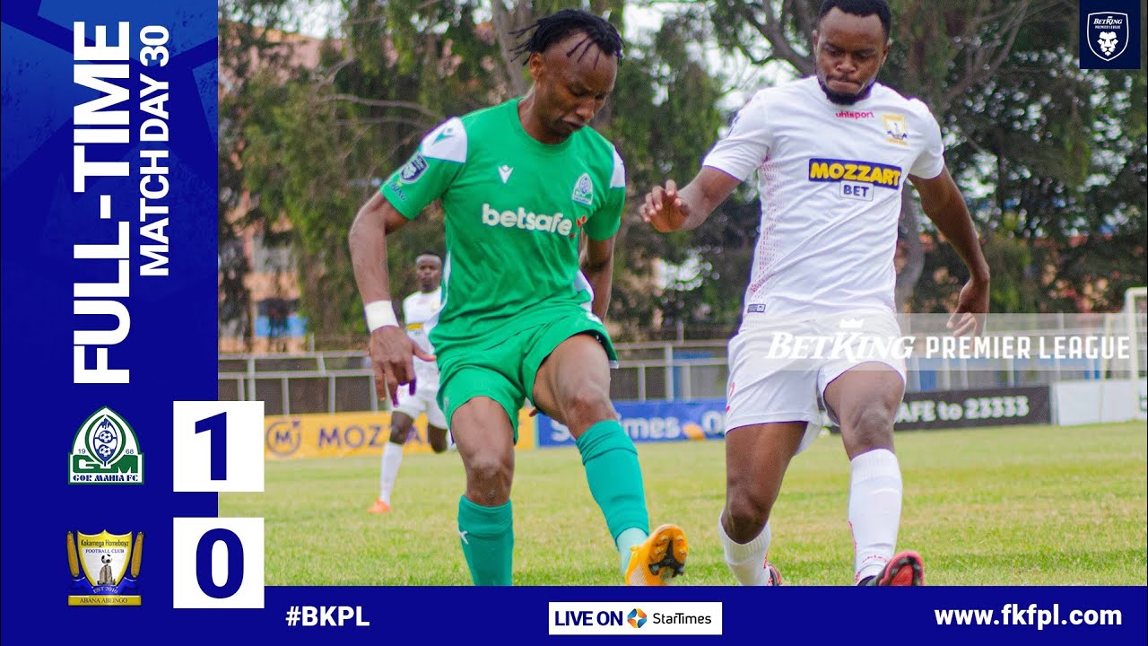 GOR MAHIA VS Kakamega HOMEBOYS VOICED Highlights