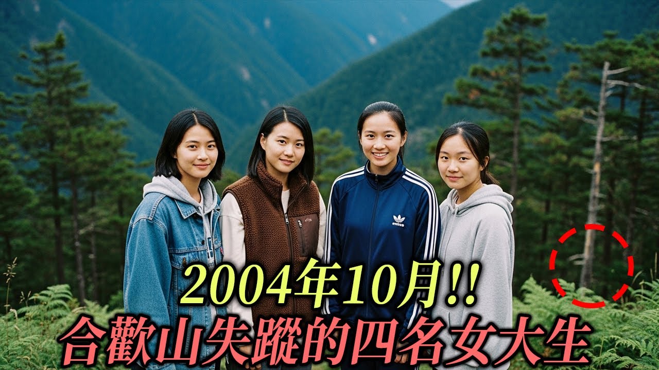 2004年!! 合歡山失蹤的四名女大生，8個月後巡山隊在懸崖下的攝影機中發現令人震驚的真相…