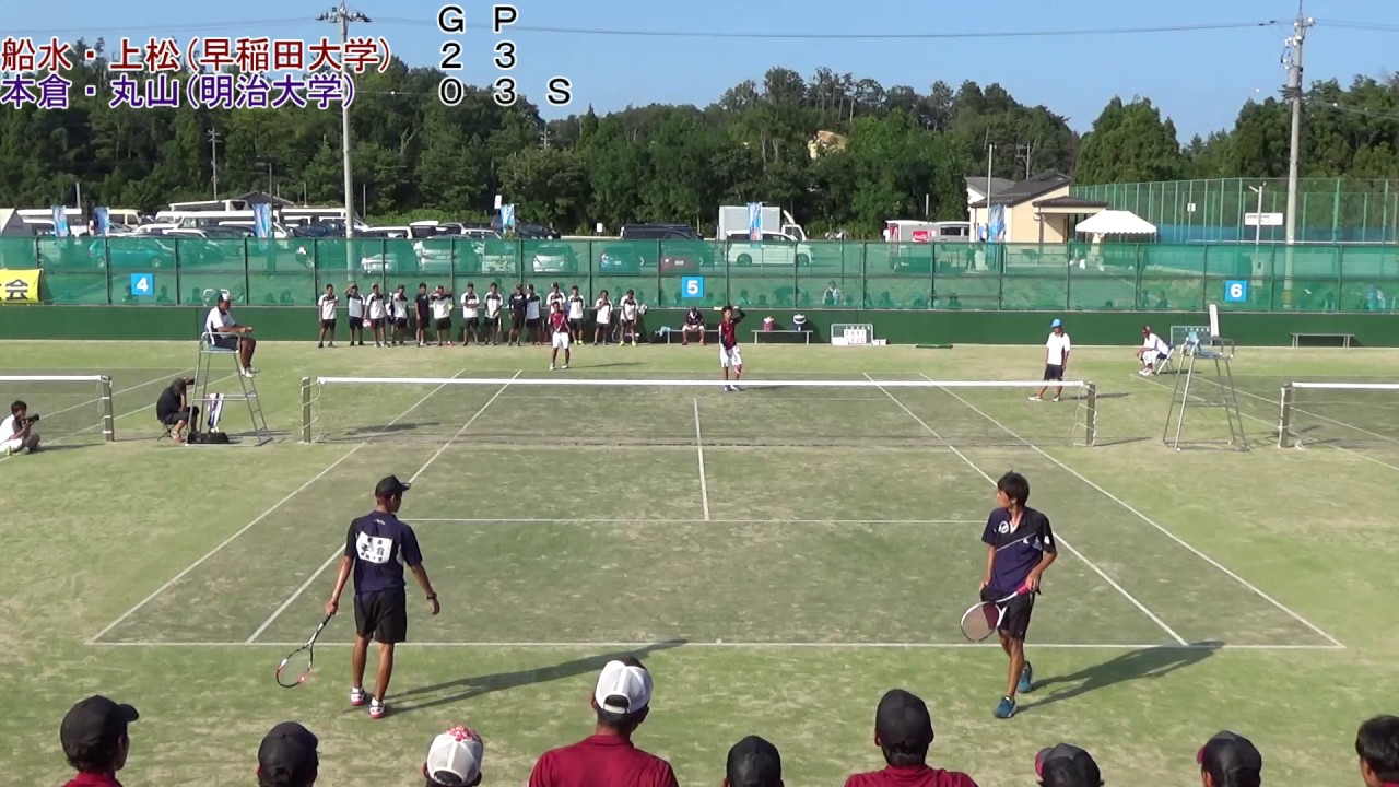 '17 石川インカレ ソフトテニス 対抗戦 男子 決勝 2次戦