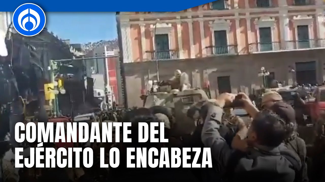 Golpe de Estado en curso en Bolivia: Ejército toma Plaza Murillo