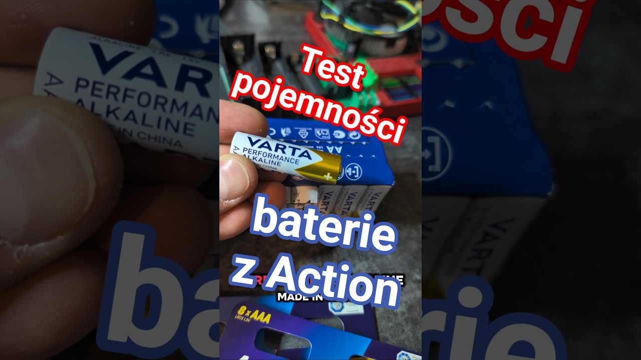 TEST baterie VARTA AA z Action #bateria #test #sztuczneobciazenie