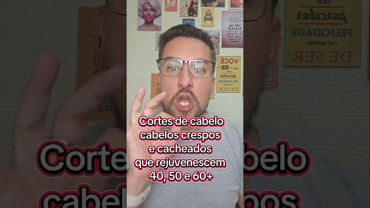 cortes de cabelo para crespos e cacheados que rejuvenescem as mulheres madura #cabelo #dicadecabelo