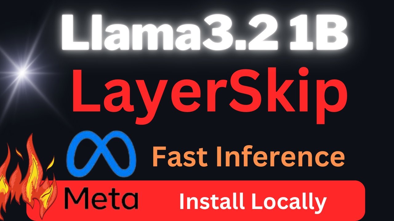 Meta LayerSkip Llama3.2 1B - Run with Self-Speculative Decoding for Fast Inference