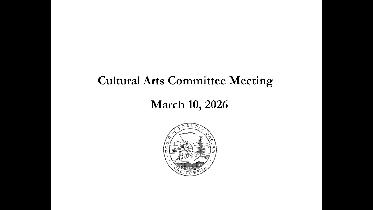 03-10-2026 Cultural Arts Committee Special Meeting