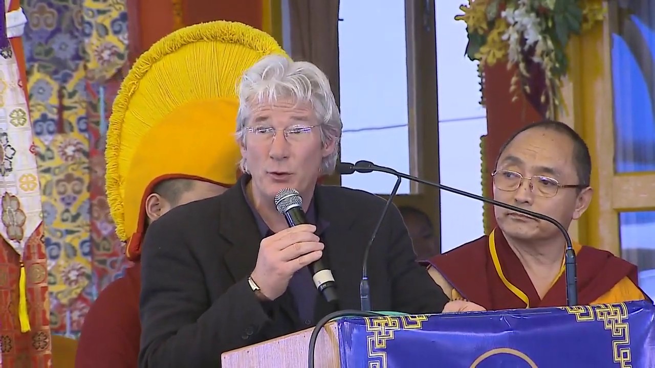 Richard Gere with the Dalai Lama at Bodh Gaya: Hollywood, politics and religion