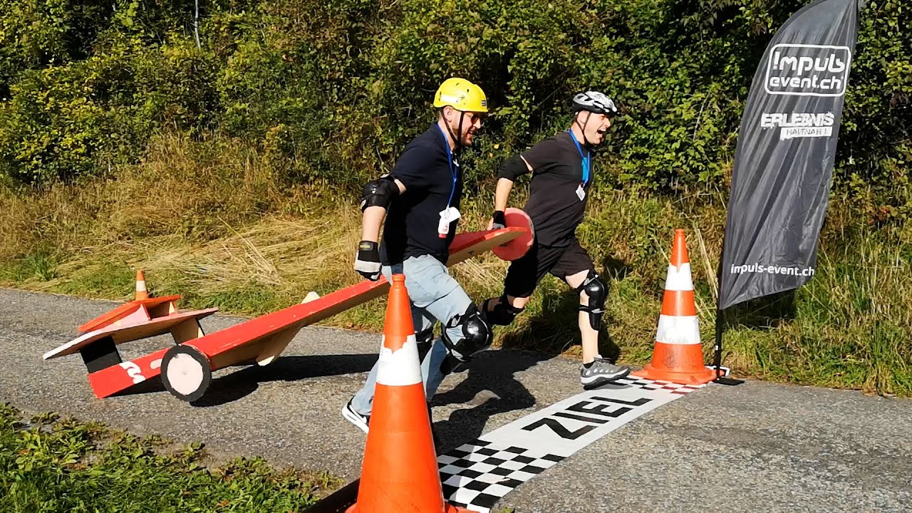 Autobau (Seifenkiste) mit Rennen im VersuchsStollen Hagerbach