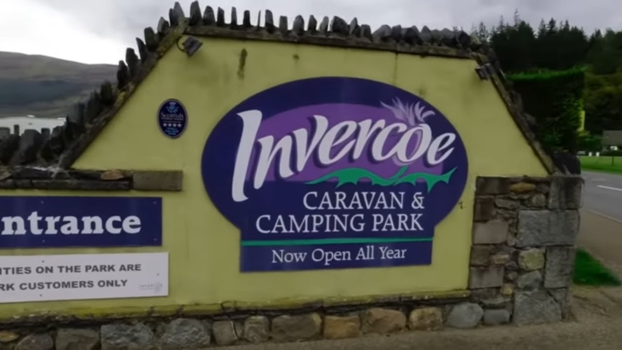 Invercoe Caravan & Camping Park Glencoe - Driving from Glen Nevis Fort William