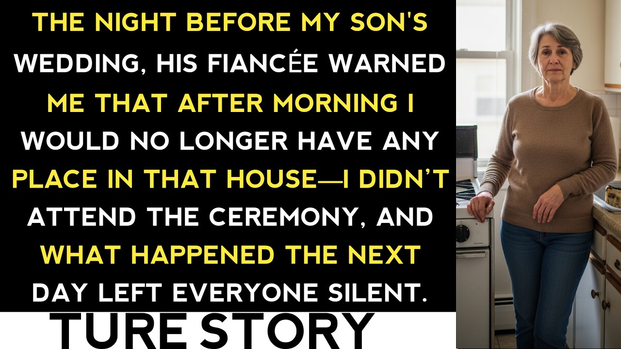 The Night Before My Son’s Wedding, His Fiancée Pushed Me Out—I Didn’t Attend & Karma Spoke