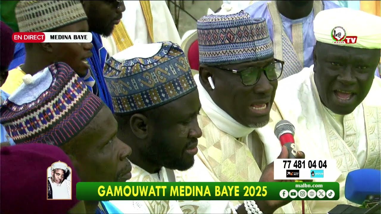 Gamouwatt Médina Baye 2025:Zikr Cheikh Ibrahima Ndao.@MALBN TV