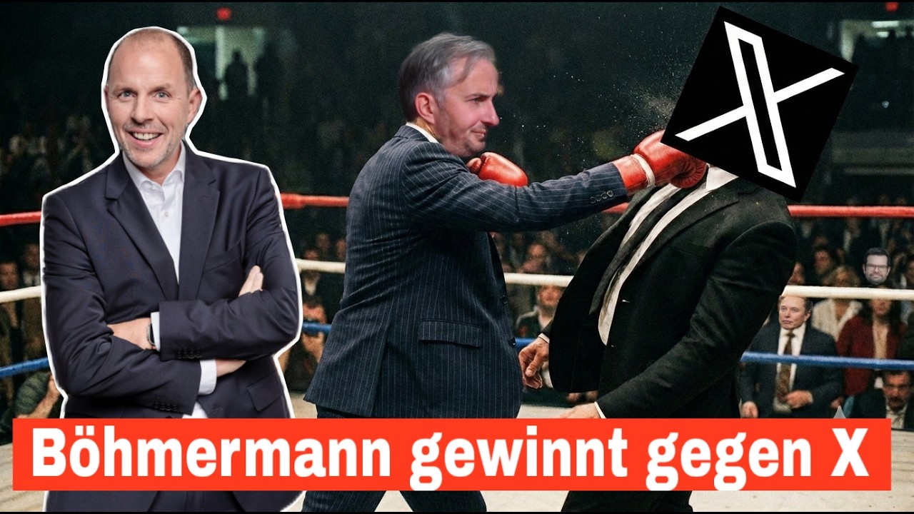 Böhmermann verklagt X: Streit um Parodie-Account!  | Anwalt Christian Solmecke