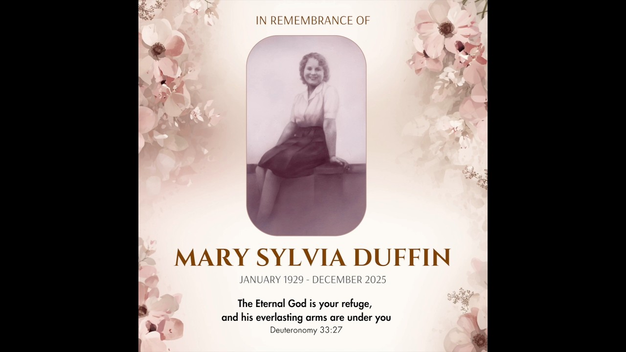Memorial Service For Mary Sylvia Duffin