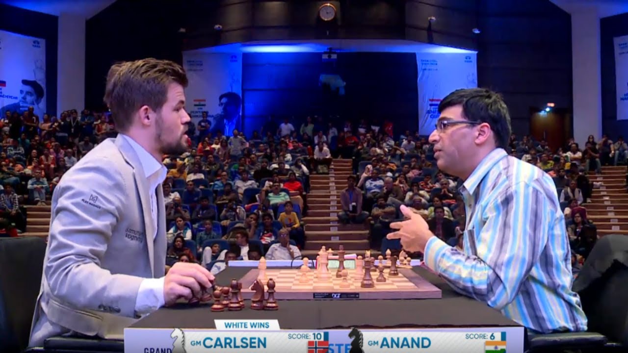 Fighting Chess by Anand : Magnus Carlsen vs Vishy Anand : TATA Steel Chess 2019