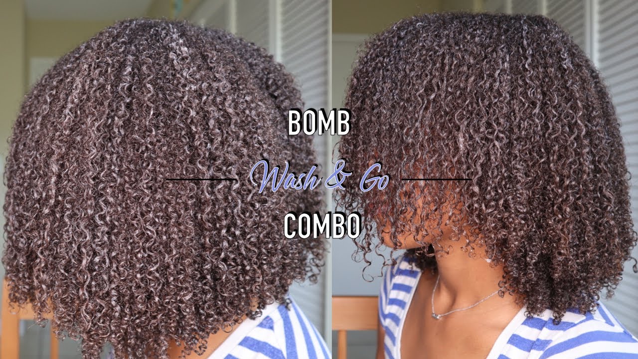 BOMB Wash & Go Combo for Type 4 Hair 💦| Fluffy AND Defined