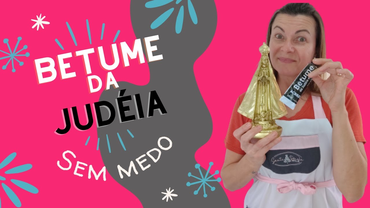 ENVELHECENDO GESSO COM BETUME DA JUDÉIA.
