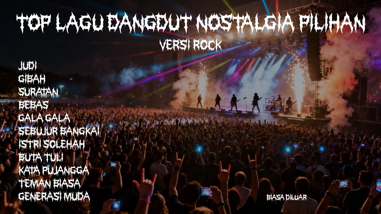 Top Lagu Dangdut Nostalgia Versi Rock Pilihan
