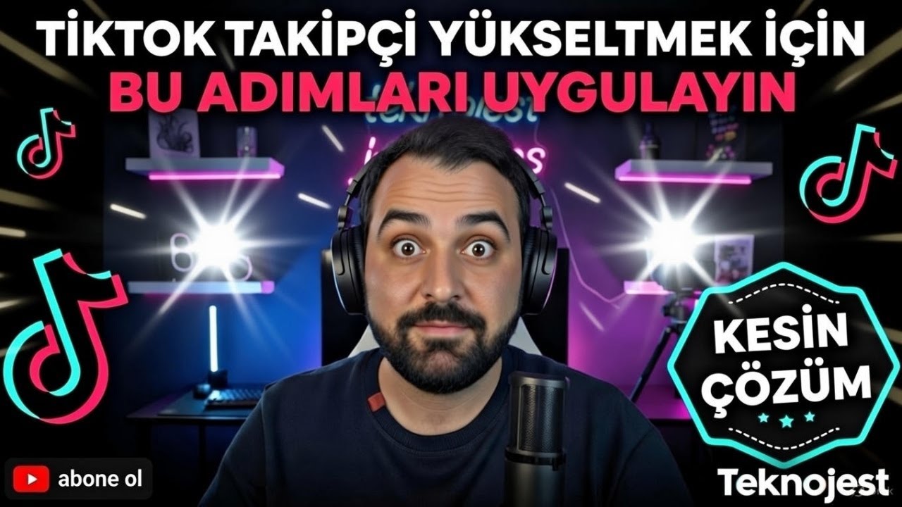 TİKTOK TAKİPÇİ YÜKSELTMEK İÇİN BU ADIMLARI UYGULAYIN | KESİN ÇÖZÜM