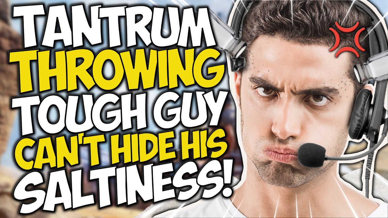 TANTRUM THROWING Call of Duty TOUGH GUY can't hide his SALTINESS!