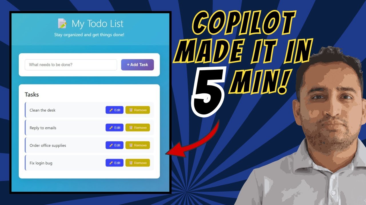 Build a To-Do App Using GitHub Copilot Chat in Visual Studio Code! (No Manual Coding)