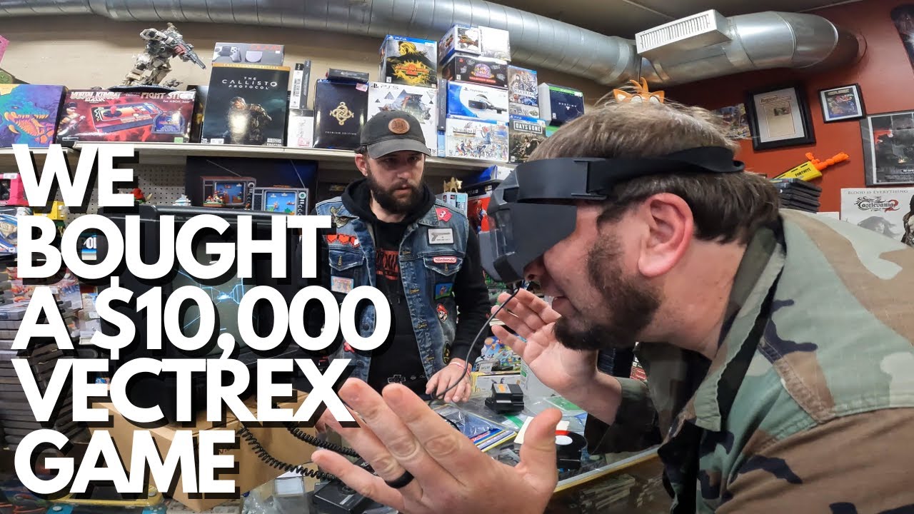 We Bought THE RAREST Vectrex Game Ever: Mr. Boston Clean Sweep