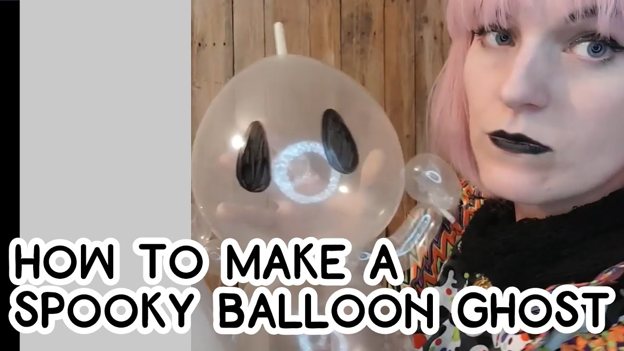HOW TO MAKE A BALLOON GHOST // A Balloon Twisting Tutorial