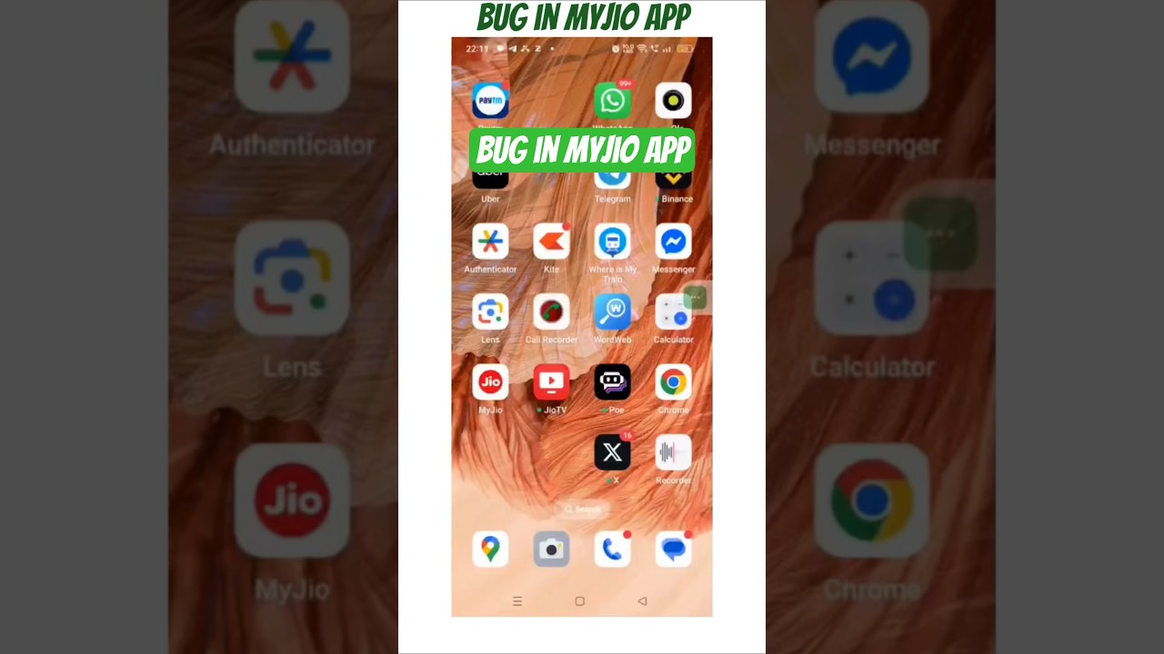 Bug in MyJio App: Pay now button to pay mobile bill is not working 