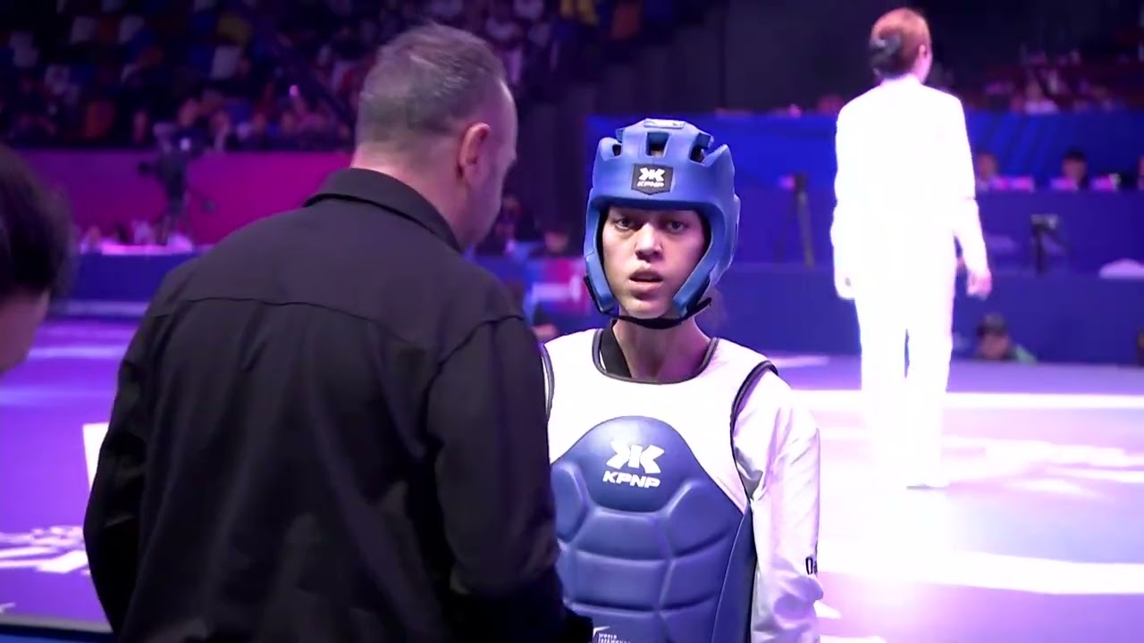 327 Semi-Final  W-46kg - Emine GOGEBAKAN TUR - Aidana KUMARTAYEVA KAZ