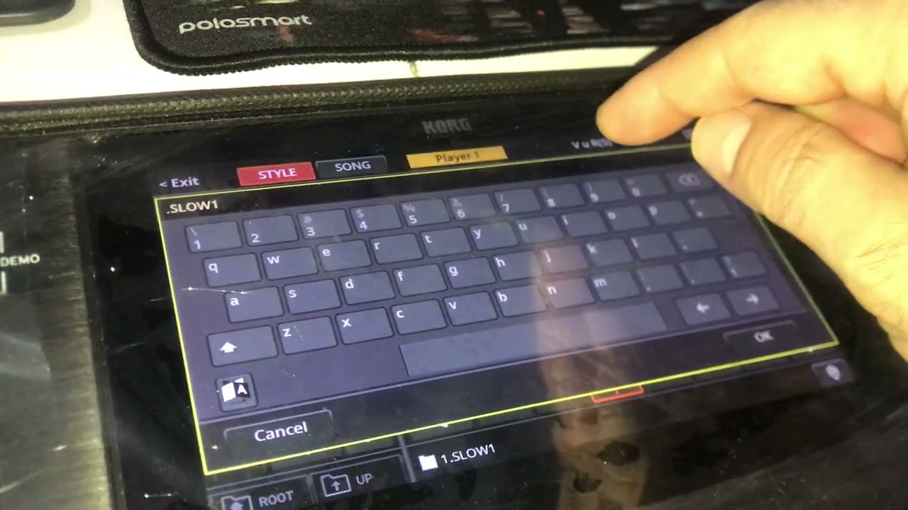 Korg pa5x favory bank set name ( bankaların ismini ) değiştirme